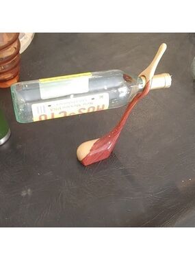Vintage Wood Golf Club Wine Bottle Holder